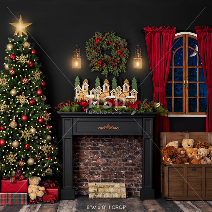 Waiting for Santa - HSD Photography Backdrops 