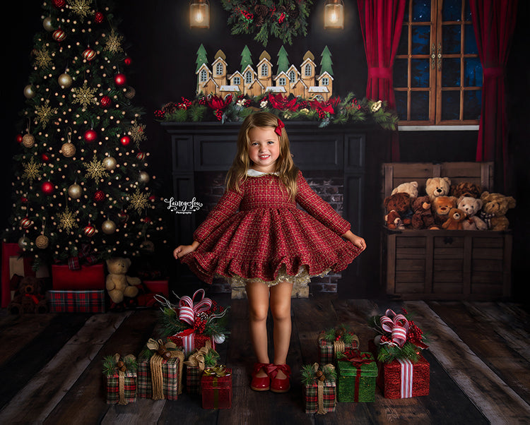 Waiting for Santa - HSD Photography Backdrops 