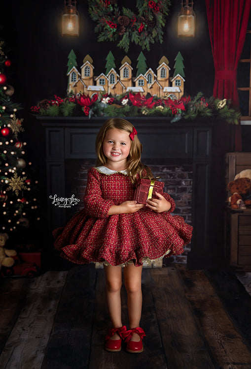 Waiting for Santa - HSD Photography Backdrops 