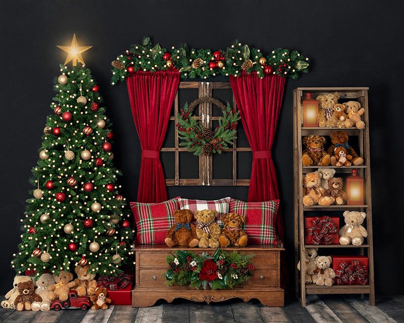 Beary Christmas - HSD Photography Backdrops 