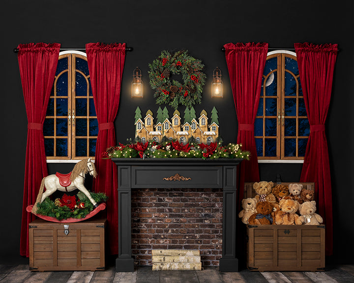 Christmas Night - HSD Photography Backdrops 