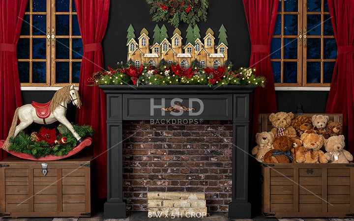 Christmas Night - HSD Photography Backdrops 