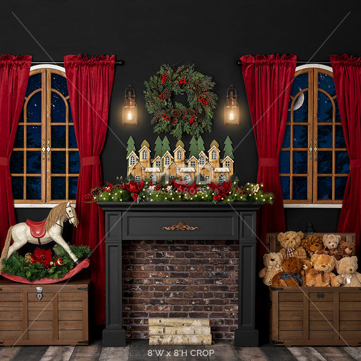 Christmas Night - HSD Photography Backdrops 