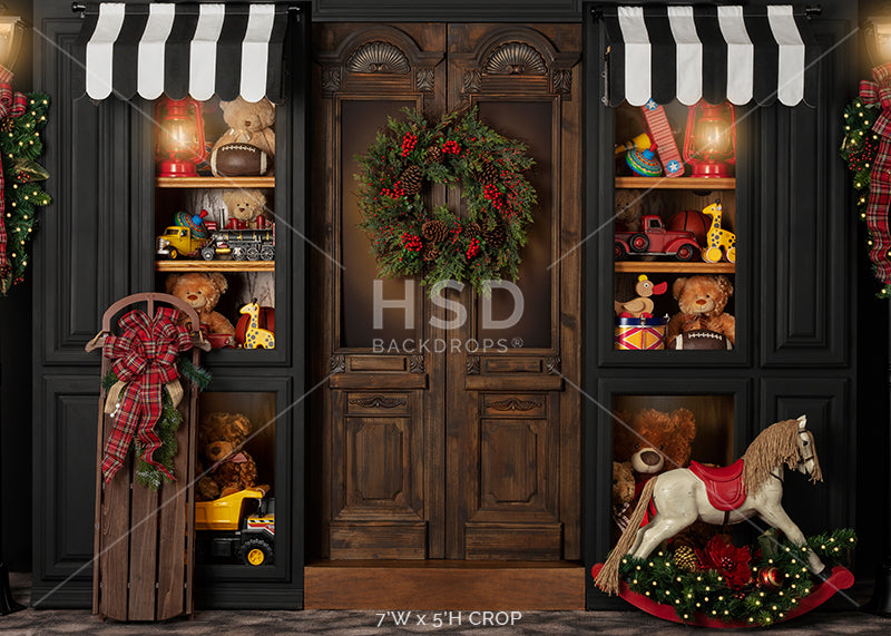 Christmas Toy Store - HSD Photography Backdrops 