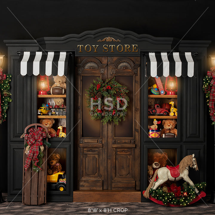 Christmas Toy Store - HSD Photography Backdrops 