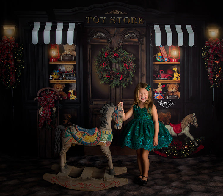 Christmas Toy Store - HSD Photography Backdrops 