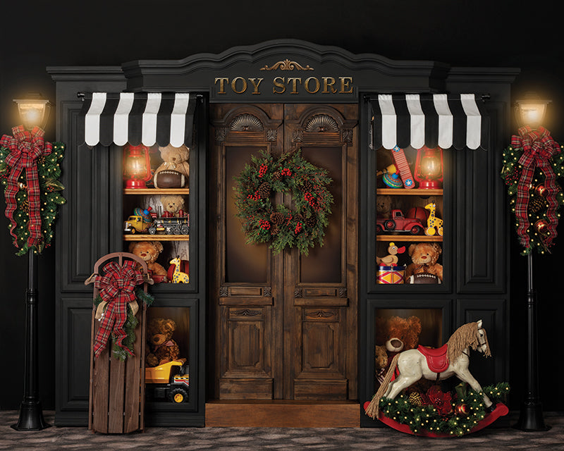 Christmas Toy Store - HSD Photography Backdrops 