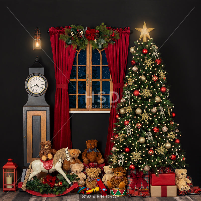 Old Fashioned Christmas - HSD Photography Backdrops 