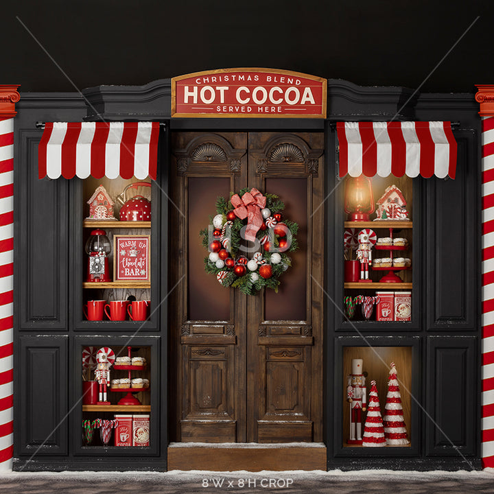 Christmas Sweet Shop - HSD Photography Backdrops 