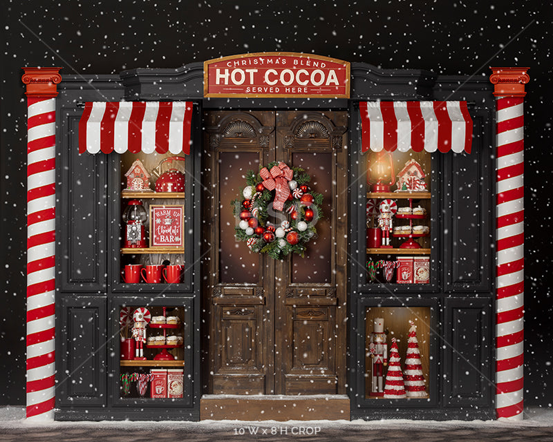 Christmas Sweet Shop (snow) - HSD Photography Backdrops 