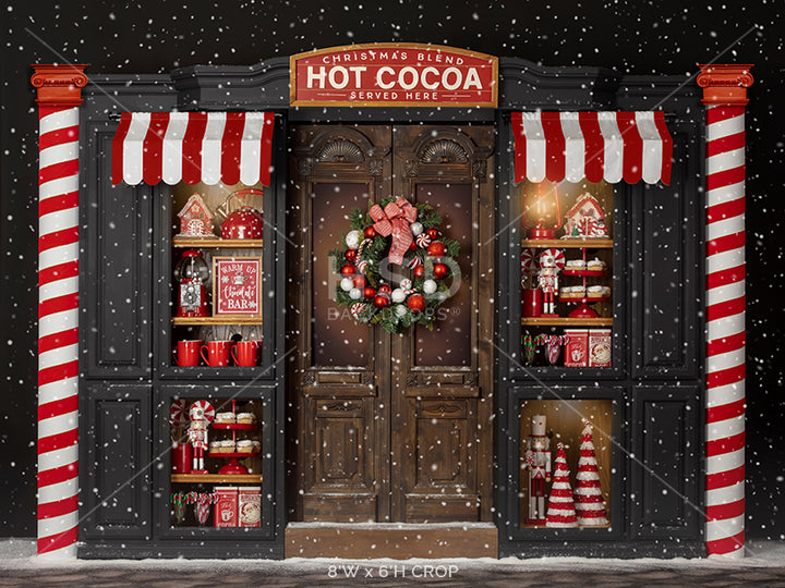 Christmas Sweet Shop (snow) - HSD Photography Backdrops 