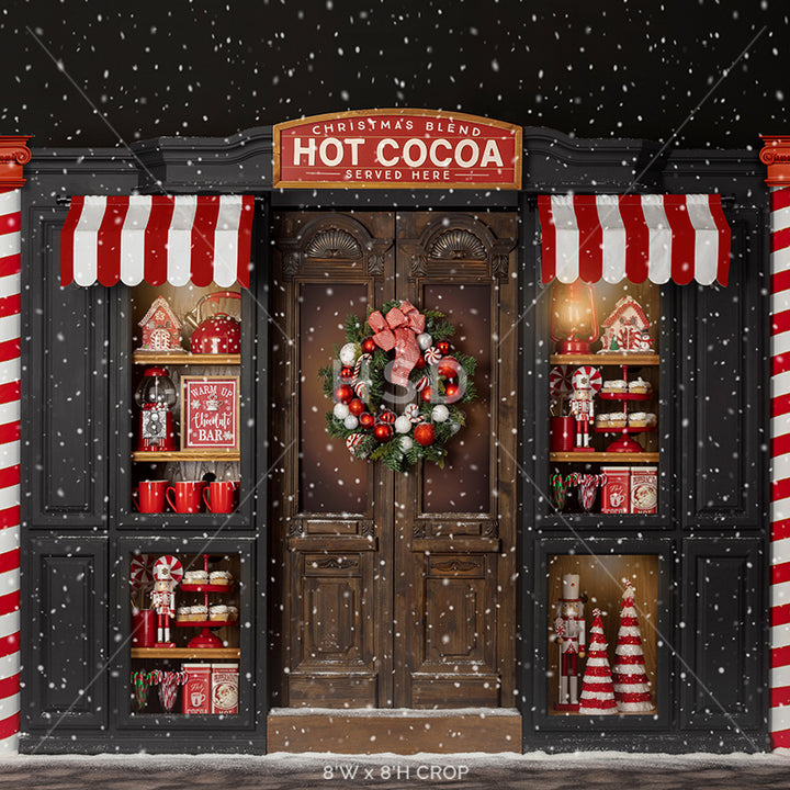 Christmas Sweet Shop (snow) - HSD Photography Backdrops 