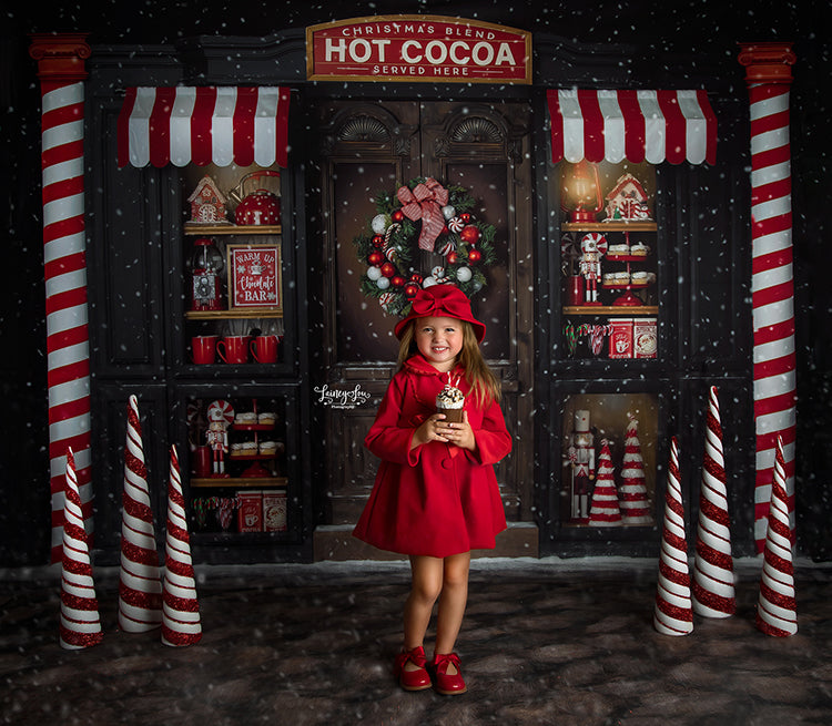 Christmas Sweet Shop (snow) - HSD Photography Backdrops 