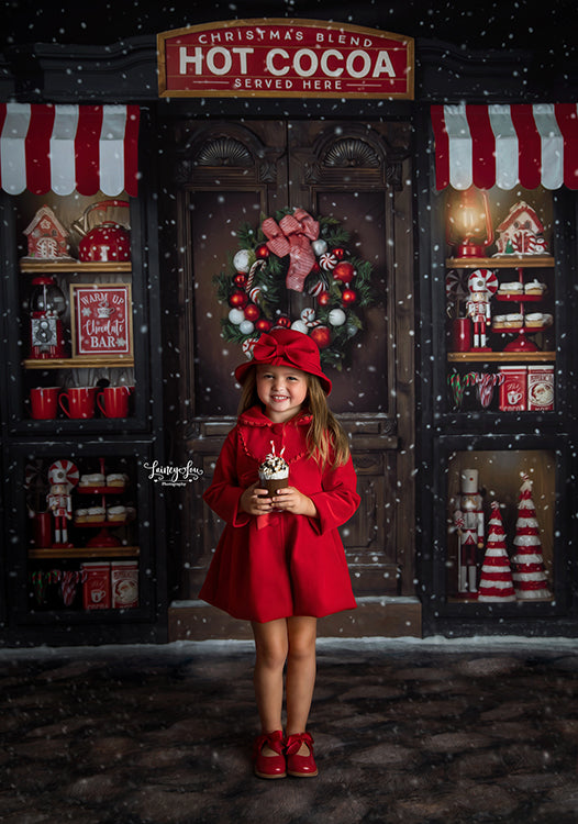 Christmas Sweet Shop (snow) - HSD Photography Backdrops 