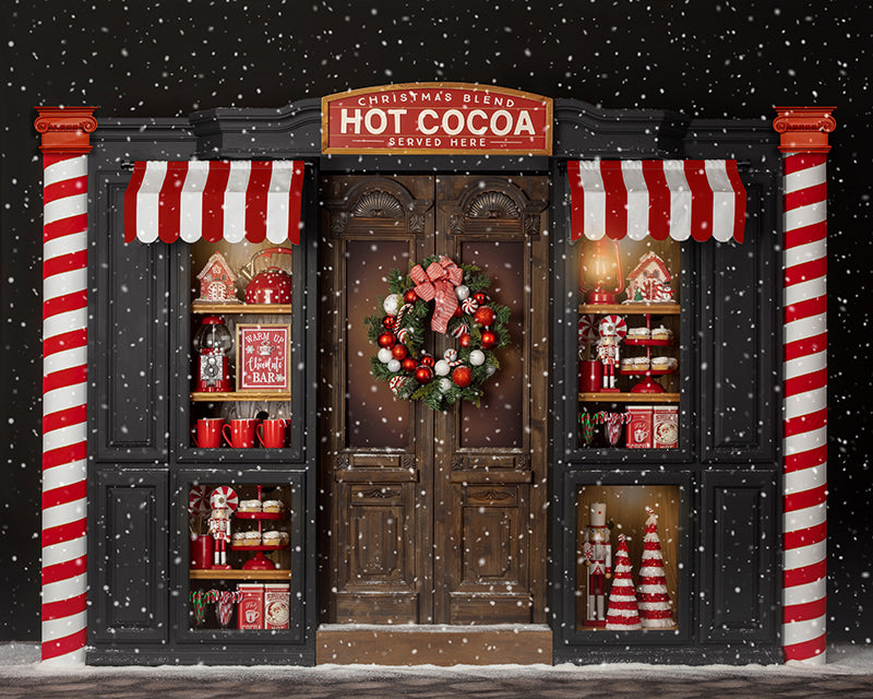 Christmas Sweet Shop (snow) - HSD Photography Backdrops 