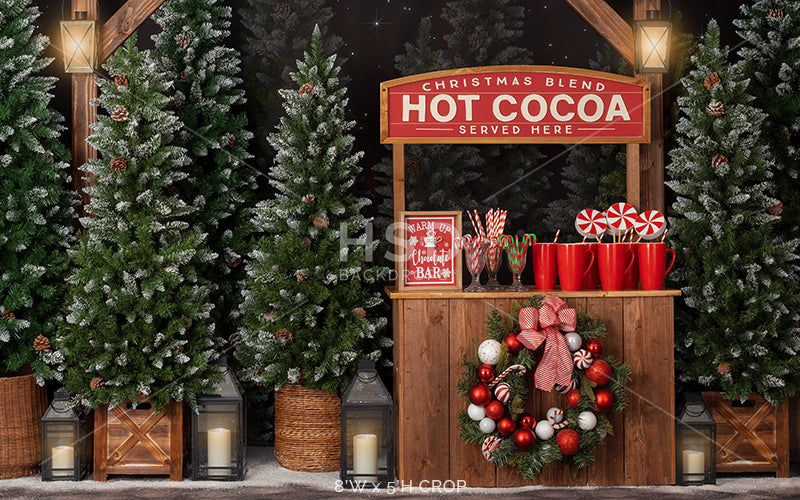 Hot Cocoa Tree Farm - HSD Photography Backdrops 