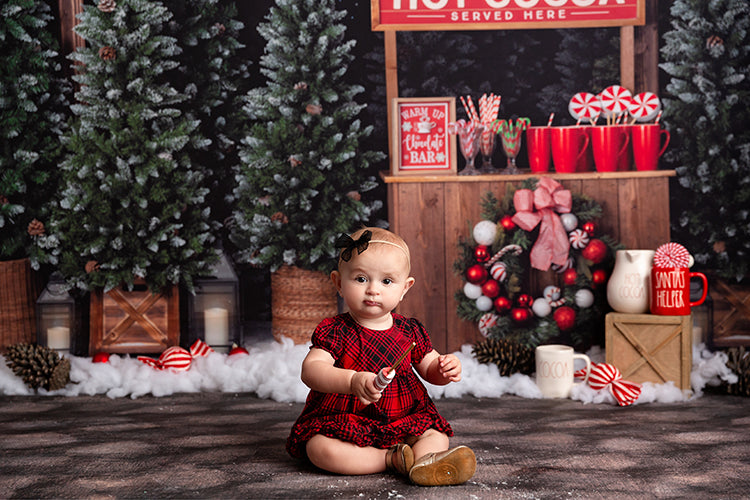 Hot Cocoa Tree Farm - HSD Photography Backdrops 