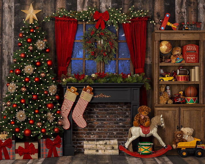 Santa's Room - HSD Photography Backdrops 