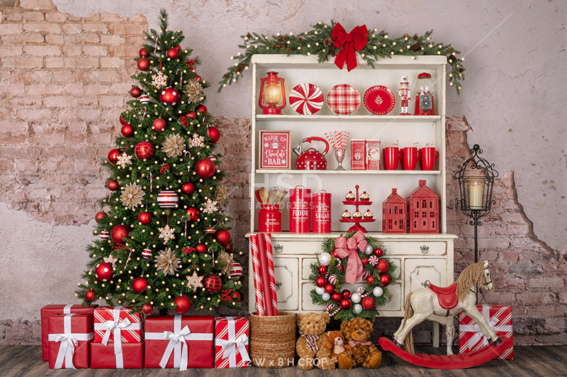 Christmas Sweets Hutch - HSD Photography Backdrops 