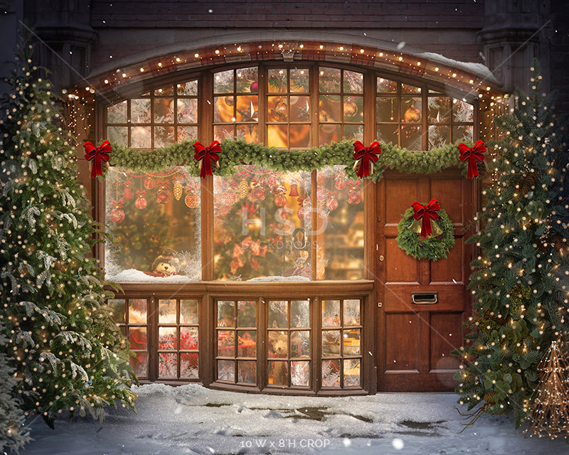 North Pole Toy Shop - HSD Photography Backdrops 