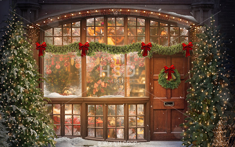 North Pole Toy Shop - HSD Photography Backdrops 