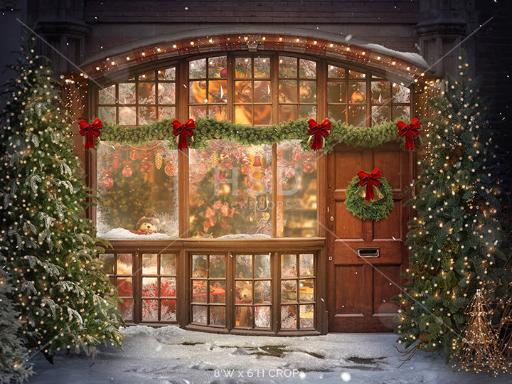 North Pole Toy Shop - HSD Photography Backdrops 