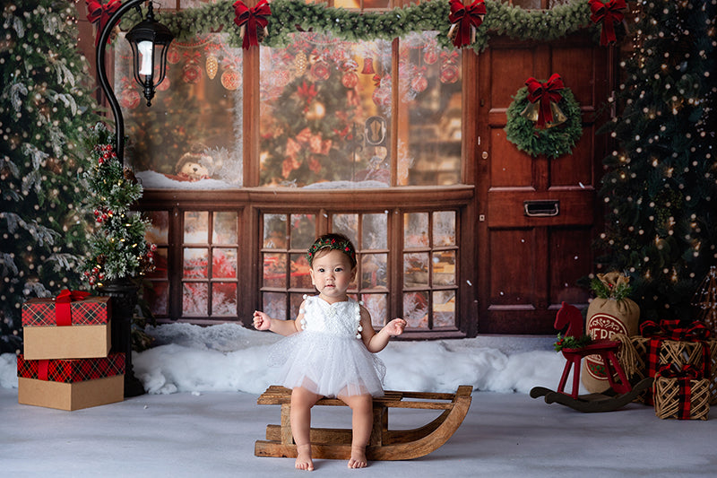 North Pole Toy Shop - HSD Photography Backdrops 