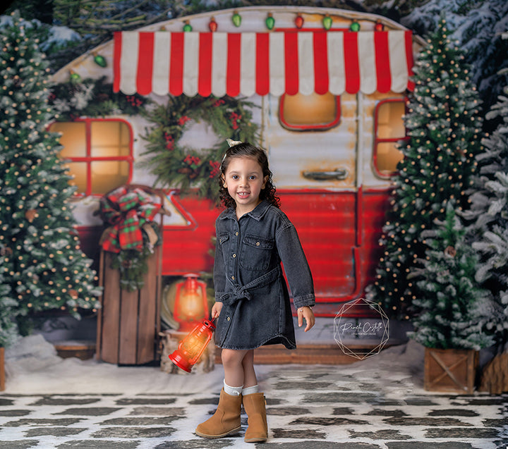 Christmas Camper - HSD Photography Backdrops 