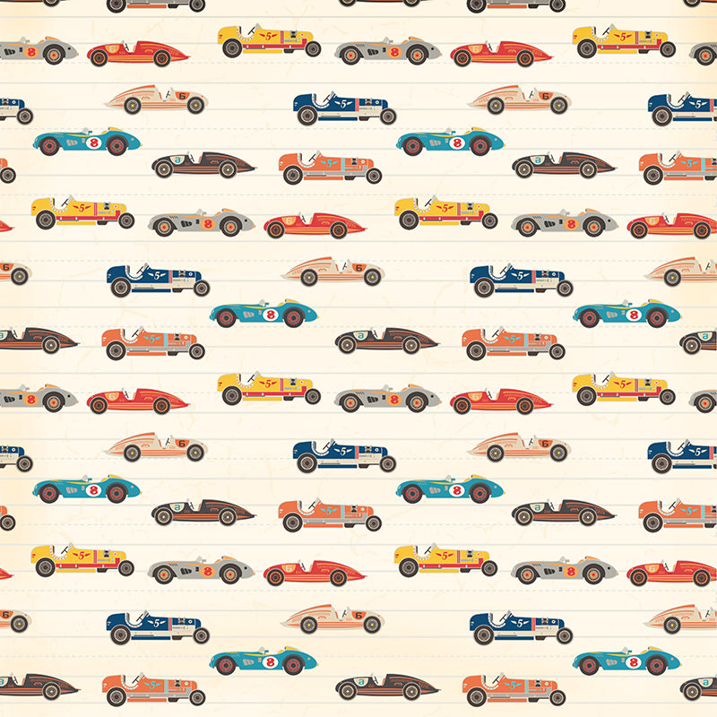 Retro Race Cars - HSD Photography Backdrops 