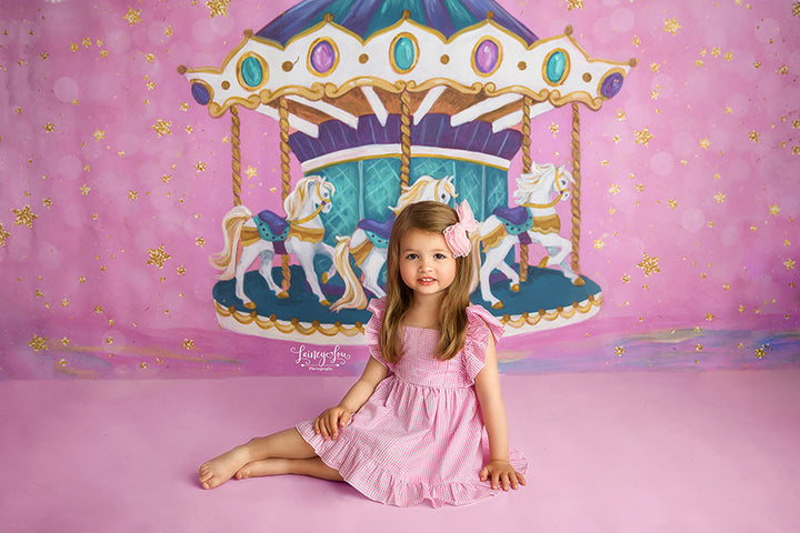 Carousel Horse - HSD Photography Backdrops 