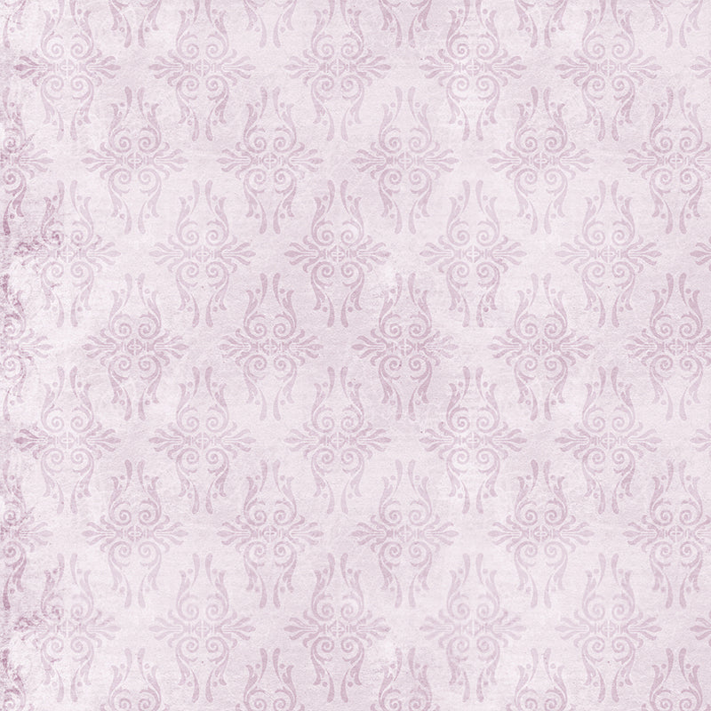 Vintage Damask Purple - HSD Photography Backdrops 