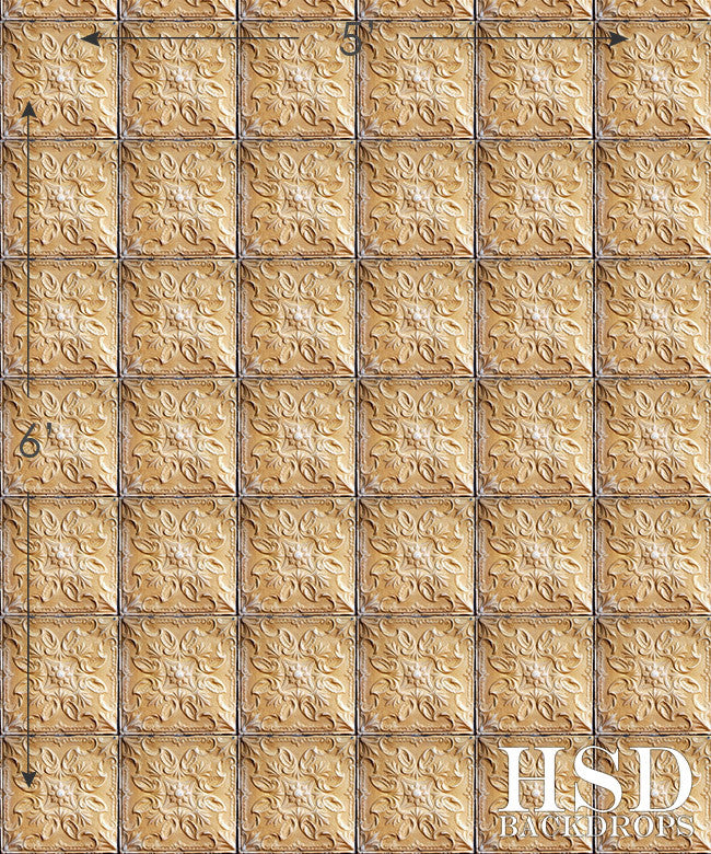 Antique Tin Tile - HSD Photography Backdrops 