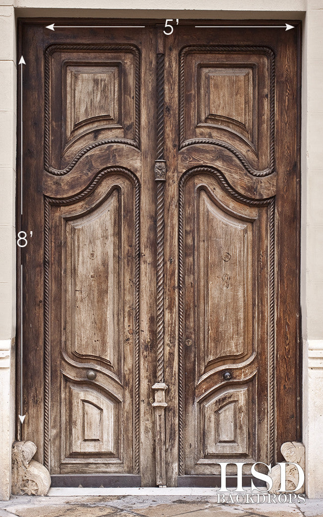 Ornate Old Door - HSD Photography Backdrops 