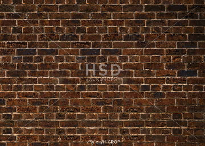 Dark Brick Wall - HSD Photography Backdrops 