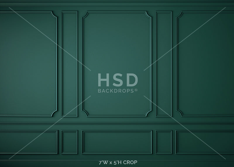 Elegant Emerald Wall - HSD Photography Backdrops 