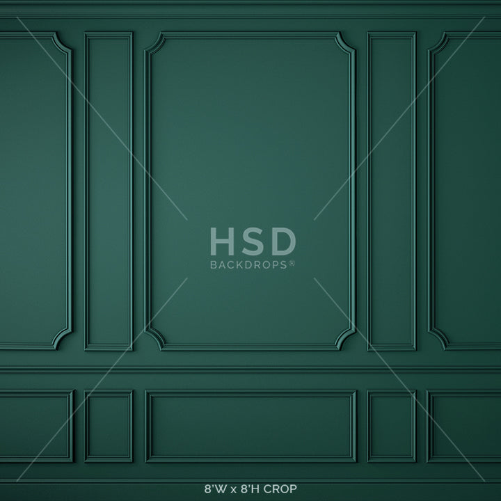 Elegant Emerald Wall - HSD Photography Backdrops 