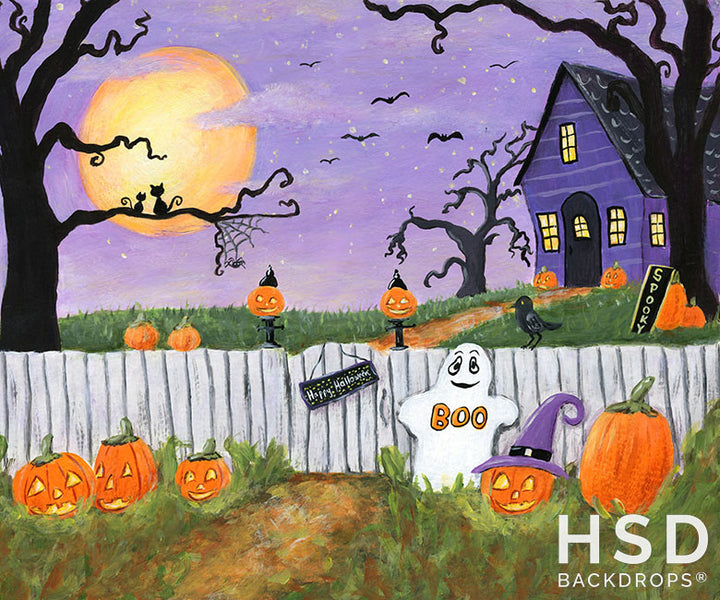 Halloween Booville Children's - HSD Photography Backdrops 