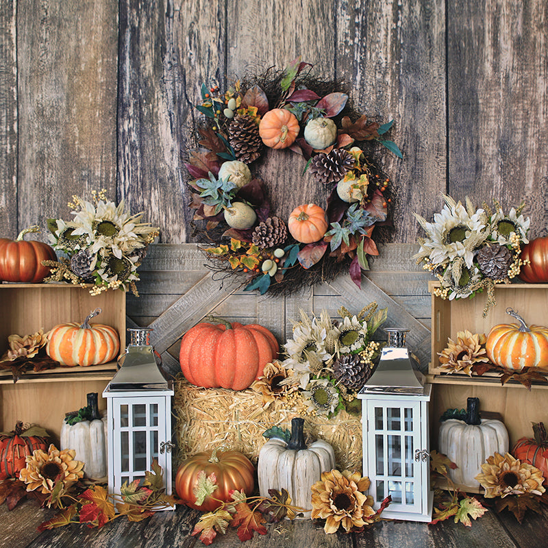 Farmers Market Fall Set Up - HSD Photography Backdrops 