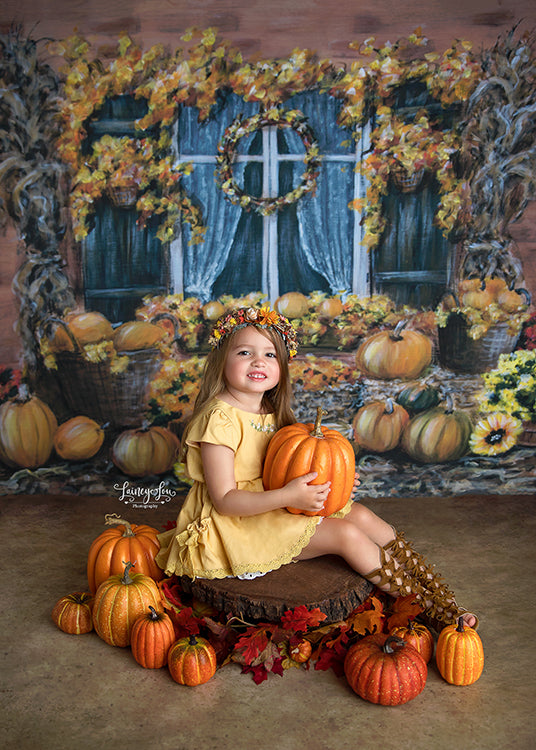 Fall Window - HSD Photography Backdrops 