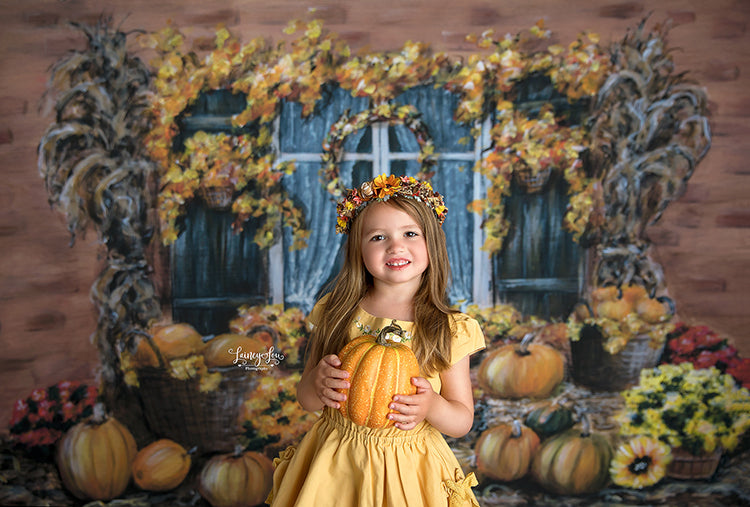 Fall Window - HSD Photography Backdrops 