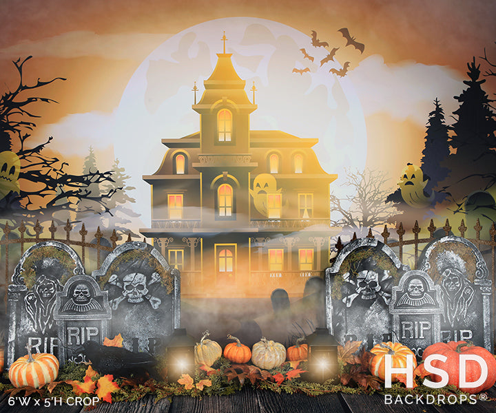 Haunted Manor - HSD Photography Backdrops 