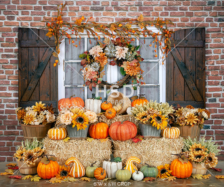 Fall on the Farmstead - HSD Photography Backdrops 