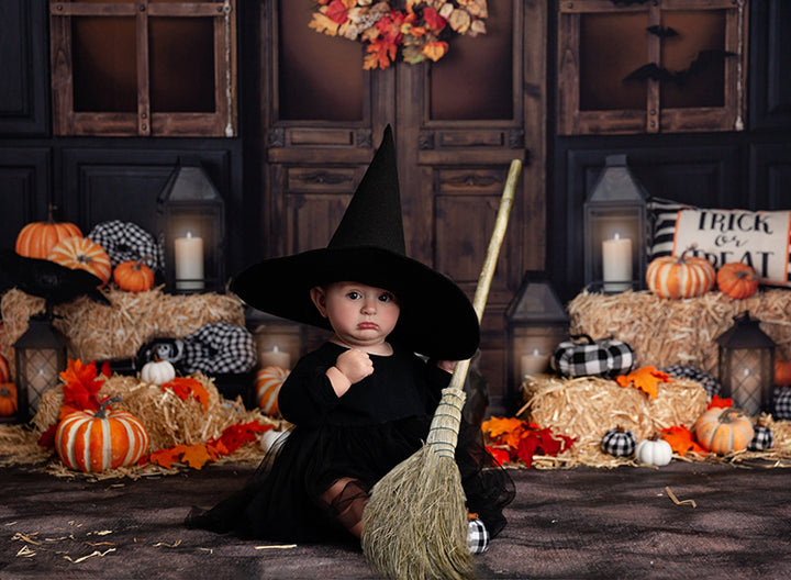 Halloween Porch - HSD Photography Backdrops 