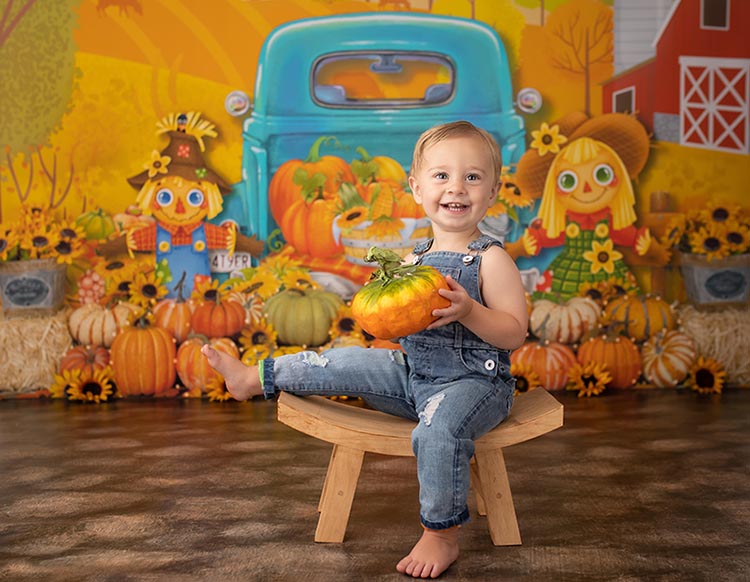 Fall Farmer's Market - HSD Photography Backdrops 