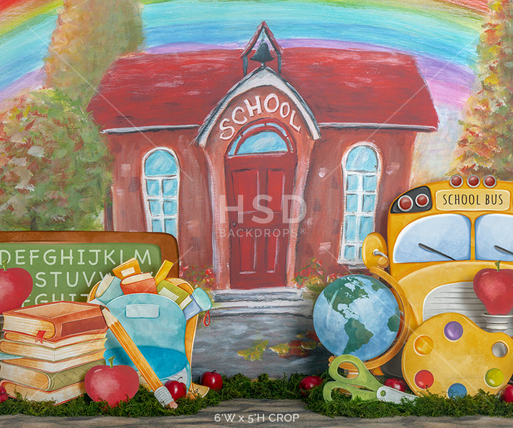 Back to School Supplies - HSD Photography Backdrops 