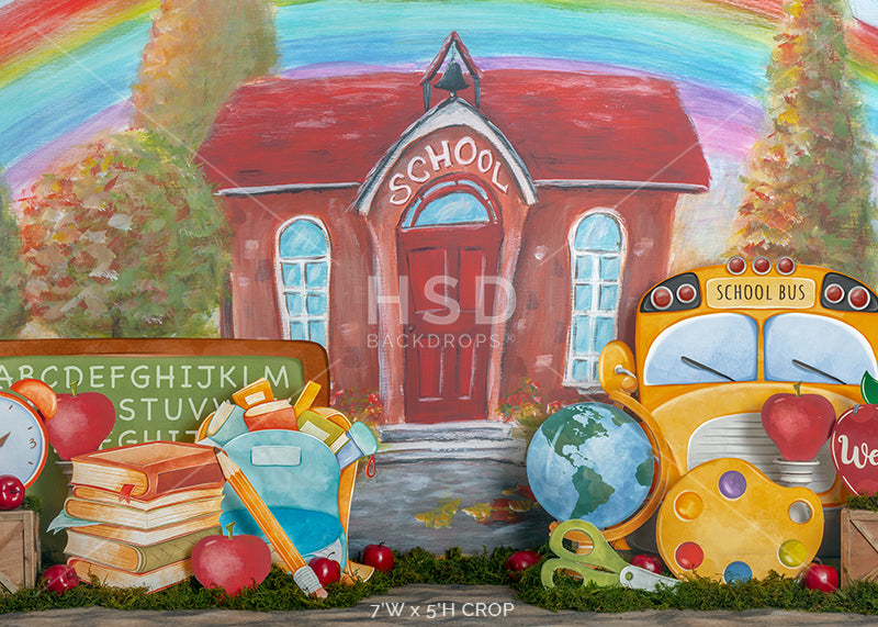 Back to School Supplies - HSD Photography Backdrops 