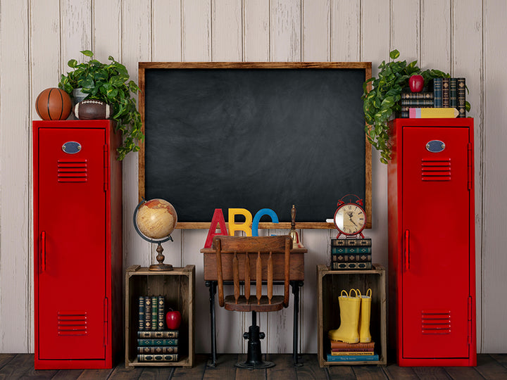 Back to School Classroom Backdrop for School Photos