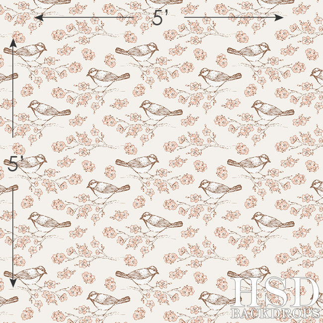 Emma Floral - HSD Photography Backdrops 