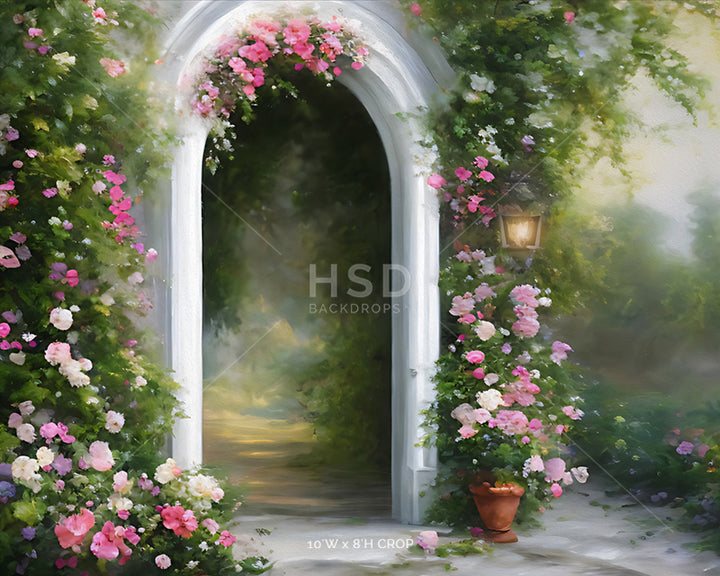 Elegant Entrance - HSD Photography Backdrops 