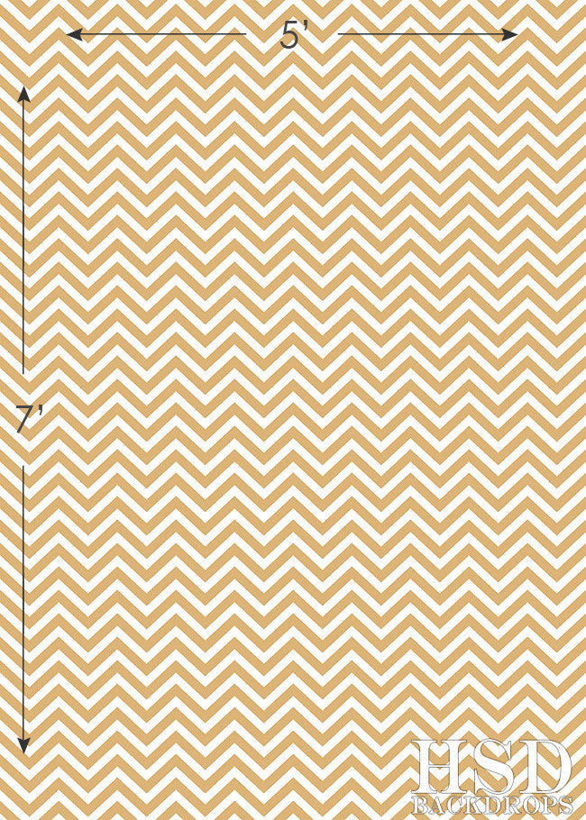 Gold Chevron - HSD Photography Backdrops 